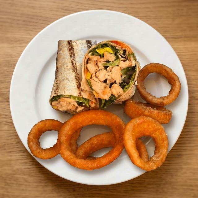 Blackened Chicken Wrap.