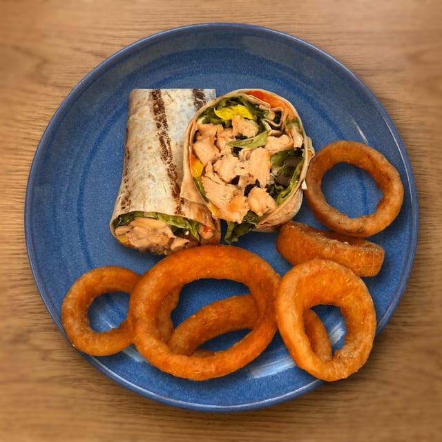 Blackened Chicken Wrap.