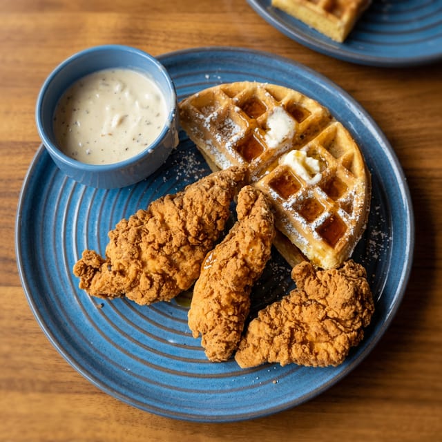 Chicken & Waffles.