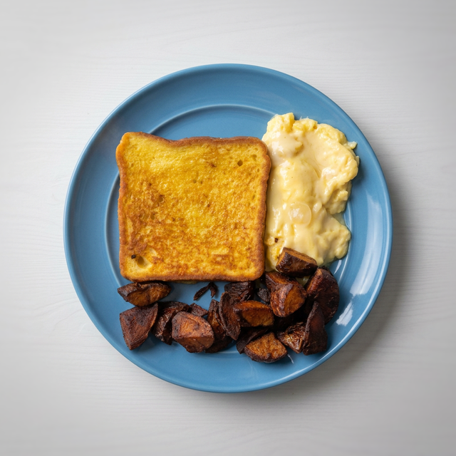 Kid's 1 Egg, French Toast & Home Fries.